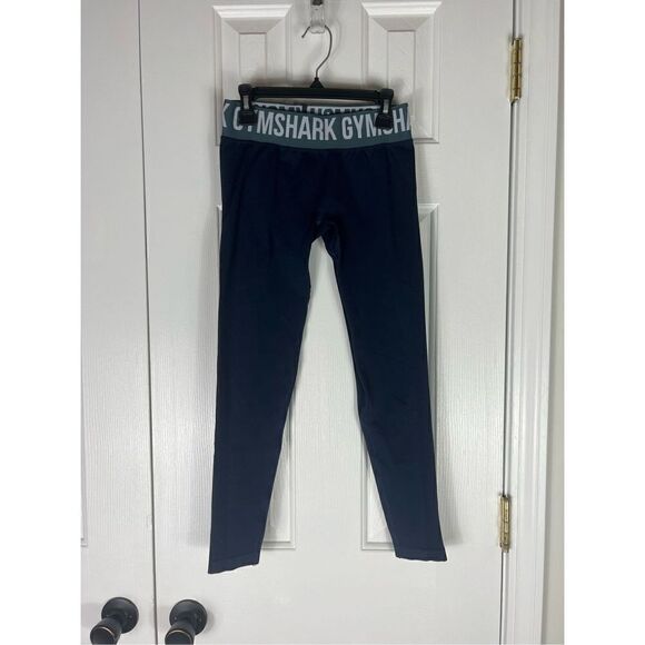 Gymshark Womens Navy Leggings Size Small - Picture 1 of 3